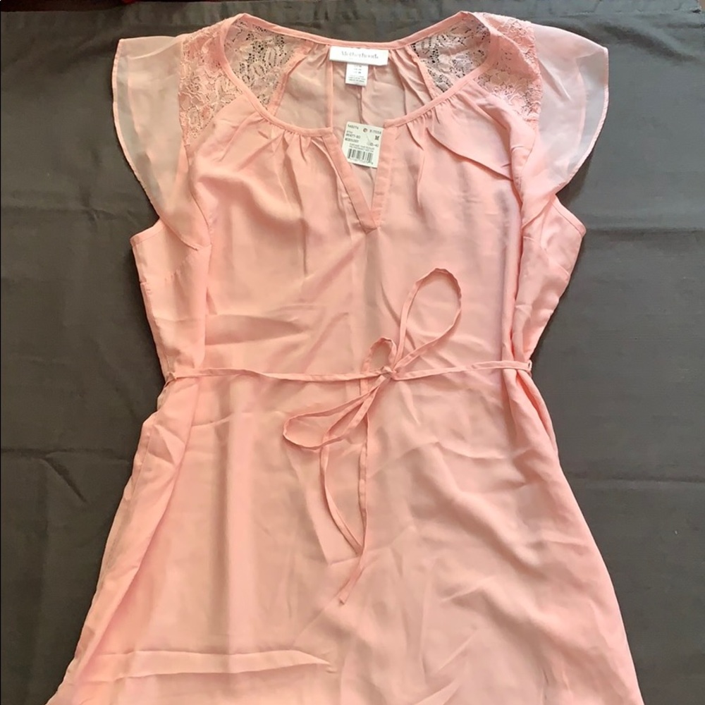 Motherhood maternity tie waist style blouse